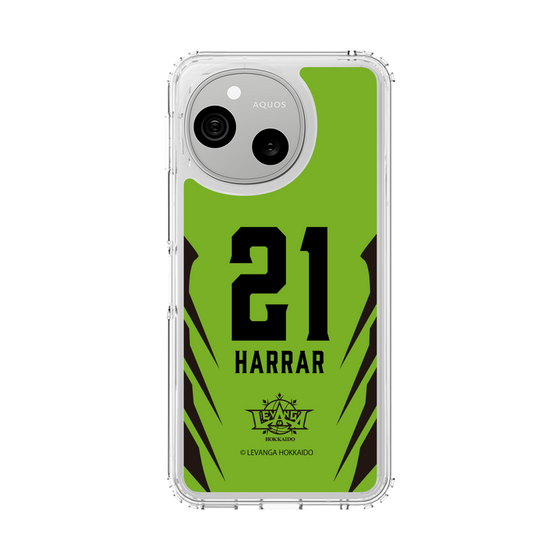 スリムプロテクションケース［ レバンガ北海道 - #21 HARRAR - HOME - 裏 ］