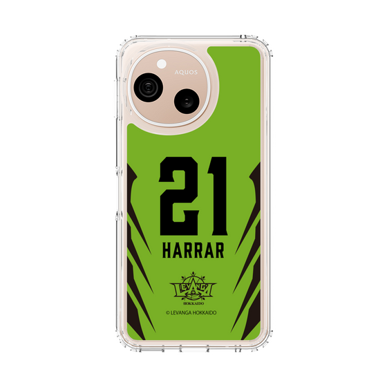 スリムプロテクションケース［ レバンガ北海道 - #21 HARRAR - HOME - 裏 ］