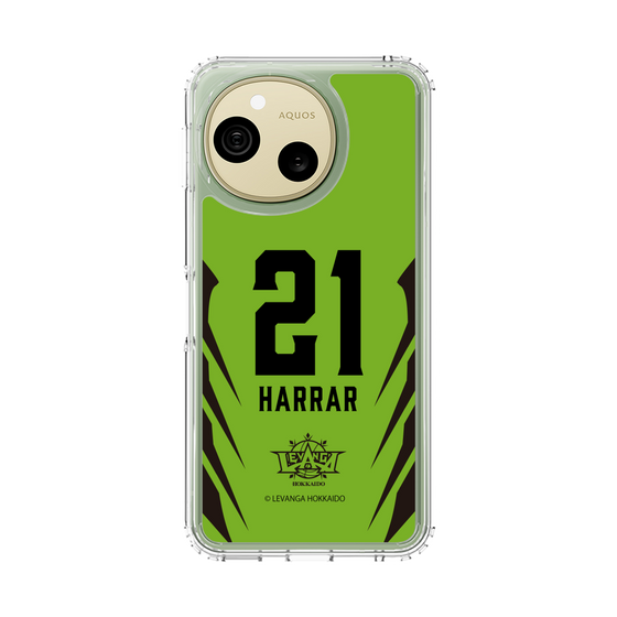 スリムプロテクションケース［ レバンガ北海道 - #21 HARRAR - HOME - 裏 ］