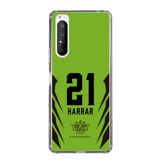 スリムプロテクションケース［ レバンガ北海道 - #21 HARRAR - HOME - 裏 ］