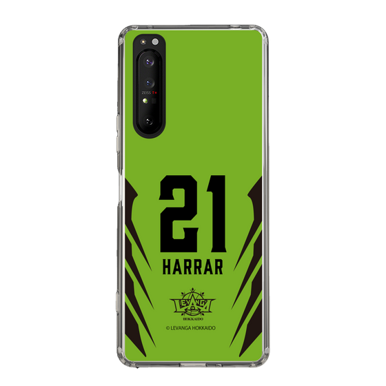 スリムプロテクションケース［ レバンガ北海道 - #21 HARRAR - HOME - 裏 ］