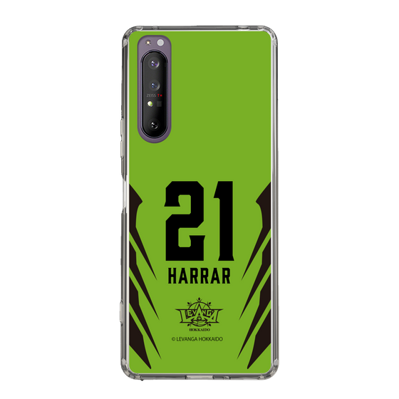 スリムプロテクションケース［ レバンガ北海道 - #21 HARRAR - HOME - 裏 ］