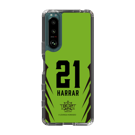 スリムプロテクションケース［ レバンガ北海道 - #21 HARRAR - HOME - 裏 ］