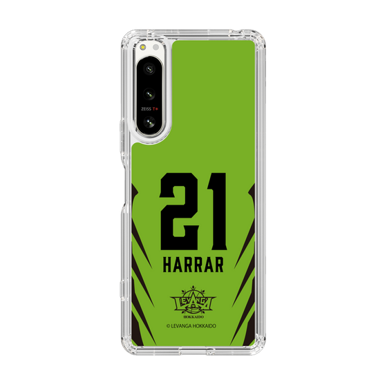 スリムプロテクションケース［ レバンガ北海道 - #21 HARRAR - HOME - 裏 ］