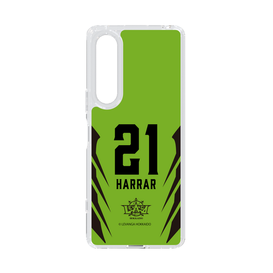 スリムプロテクションケース［ レバンガ北海道 - #21 HARRAR - HOME - 裏 ］