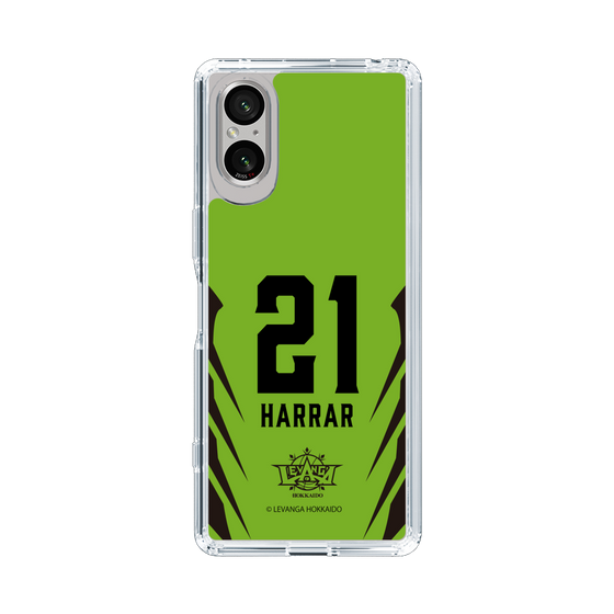 スリムプロテクションケース［ レバンガ北海道 - #21 HARRAR - HOME - 裏 ］