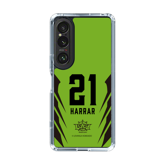 スリムプロテクションケース［ レバンガ北海道 - #21 HARRAR - HOME - 裏 ］