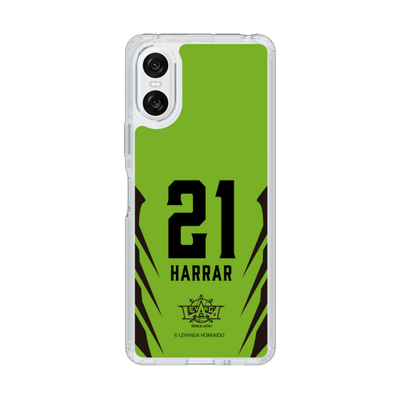 スリムプロテクションケース［ レバンガ北海道 - #21 HARRAR - HOME - 裏 ］