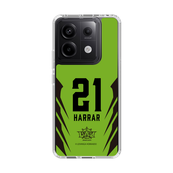スリムプロテクションケース［ レバンガ北海道 - #21 HARRAR - HOME - 裏 ］