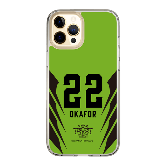 スリムプロテクションケース［ レバンガ北海道 - #22 OKAFOR - HOME - 裏 ］