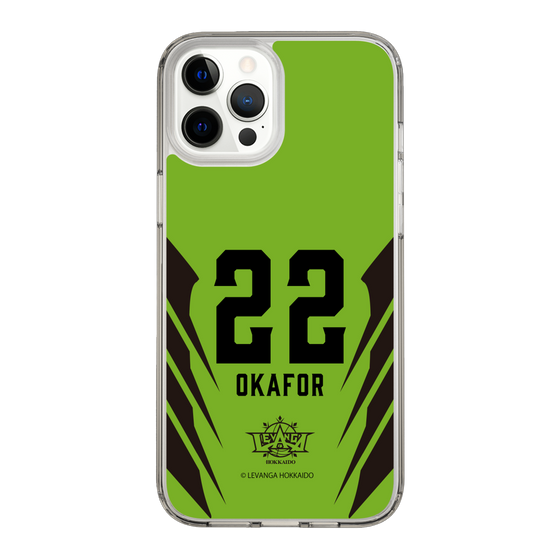 スリムプロテクションケース［ レバンガ北海道 - #22 OKAFOR - HOME - 裏 ］
