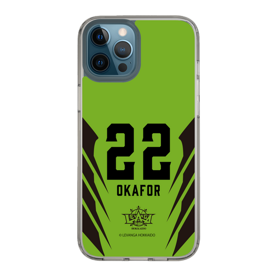 スリムプロテクションケース［ レバンガ北海道 - #22 OKAFOR - HOME - 裏 ］