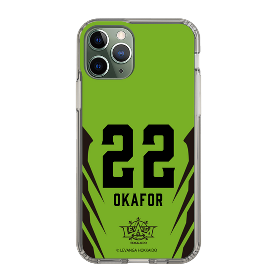 スリムプロテクションケース［ レバンガ北海道 - #22 OKAFOR - HOME - 裏 ］