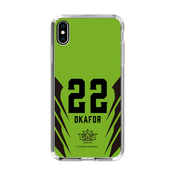 スリムプロテクションケース［ レバンガ北海道 - #22 OKAFOR - HOME - 裏 ］