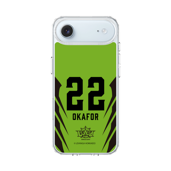 スリムプロテクションケース［ レバンガ北海道 - #22 OKAFOR - HOME - 裏 ］