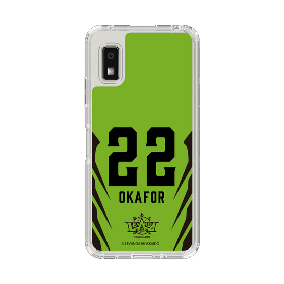 スリムプロテクションケース［ レバンガ北海道 - #22 OKAFOR - HOME - 裏 ］
