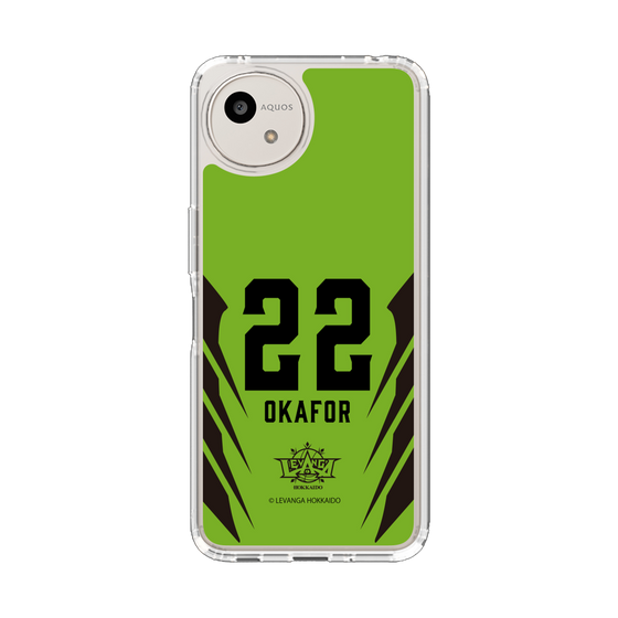 スリムプロテクションケース［ レバンガ北海道 - #22 OKAFOR - HOME - 裏 ］