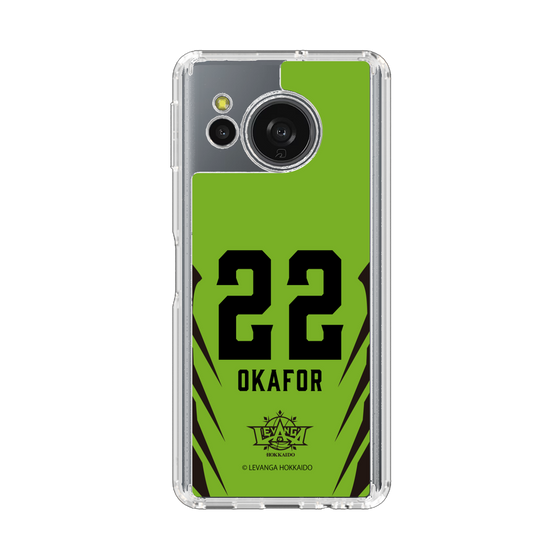 スリムプロテクションケース［ レバンガ北海道 - #22 OKAFOR - HOME - 裏 ］