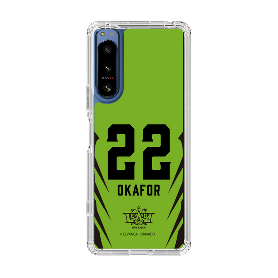 スリムプロテクションケース［ レバンガ北海道 - #22 OKAFOR - HOME - 裏 ］
