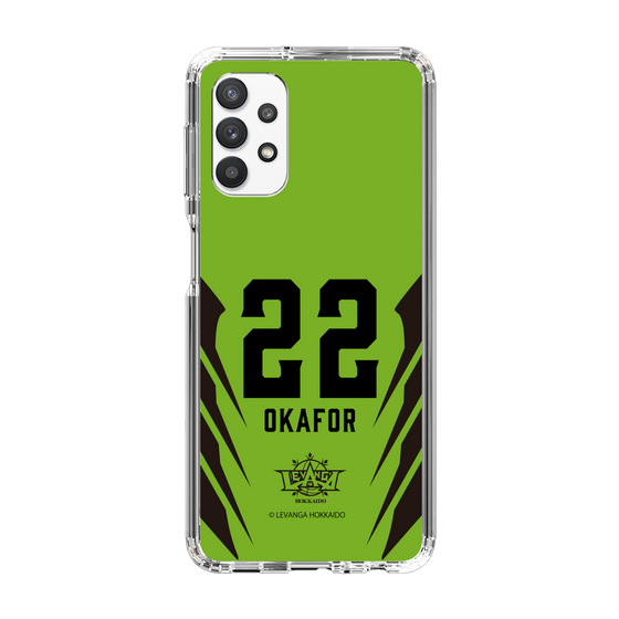 スリムプロテクションケース［ レバンガ北海道 - #22 OKAFOR - HOME - 裏 ］