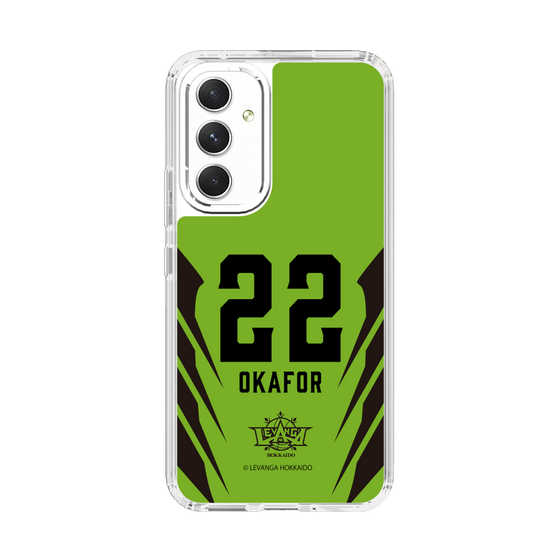 スリムプロテクションケース［ レバンガ北海道 - #22 OKAFOR - HOME - 裏 ］