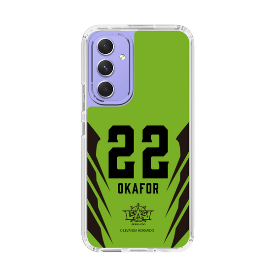 スリムプロテクションケース［ レバンガ北海道 - #22 OKAFOR - HOME - 裏 ］