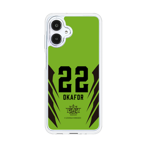 スリムプロテクションケース［ レバンガ北海道 - #22 OKAFOR - HOME - 裏 ］