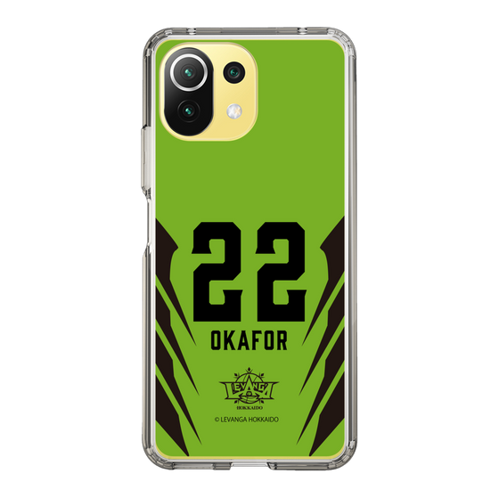 スリムプロテクションケース［ レバンガ北海道 - #22 OKAFOR - HOME - 裏 ］