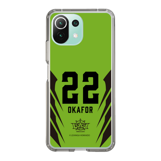 スリムプロテクションケース［ レバンガ北海道 - #22 OKAFOR - HOME - 裏 ］