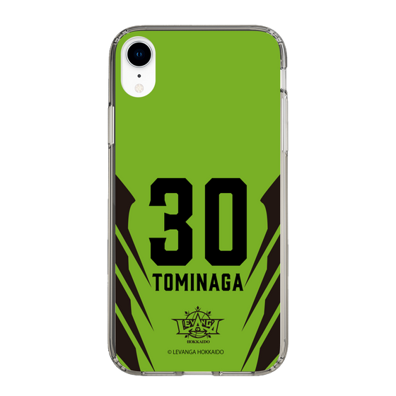 スリムプロテクションケース［ レバンガ北海道 - #30 TOMINAGA - HOME - 裏 ］