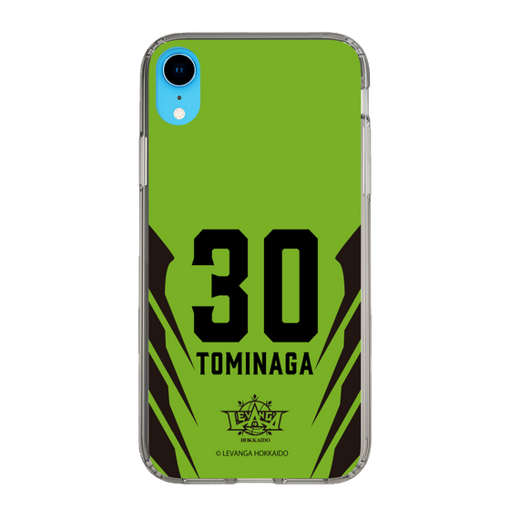 スリムプロテクションケース［ レバンガ北海道 - #30 TOMINAGA - HOME - 裏 ］