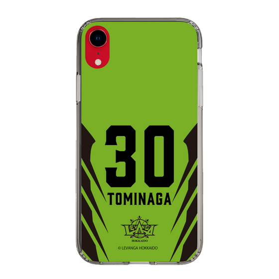 スリムプロテクションケース［ レバンガ北海道 - #30 TOMINAGA - HOME - 裏 ］