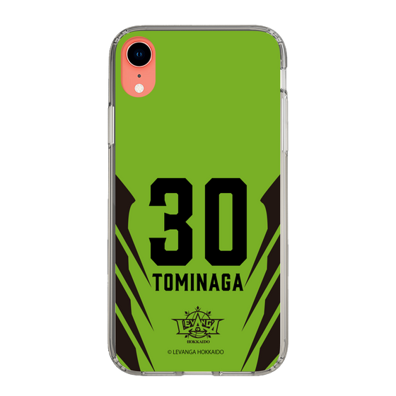スリムプロテクションケース［ レバンガ北海道 - #30 TOMINAGA - HOME - 裏 ］