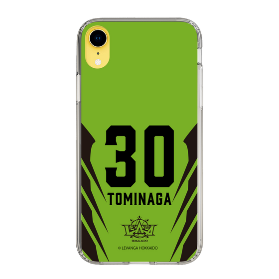 スリムプロテクションケース［ レバンガ北海道 - #30 TOMINAGA - HOME - 裏 ］