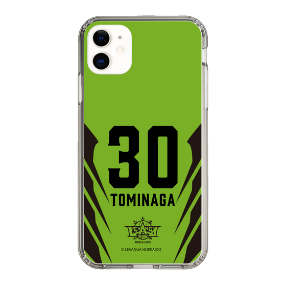 スリムプロテクションケース［ レバンガ北海道 - #30 TOMINAGA - HOME - 裏 ］