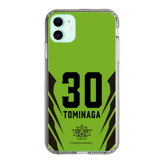 スリムプロテクションケース［ レバンガ北海道 - #30 TOMINAGA - HOME - 裏 ］