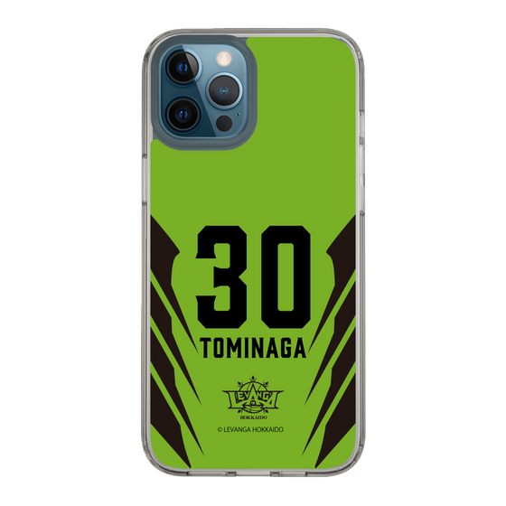 スリムプロテクションケース［ レバンガ北海道 - #30 TOMINAGA - HOME - 裏 ］