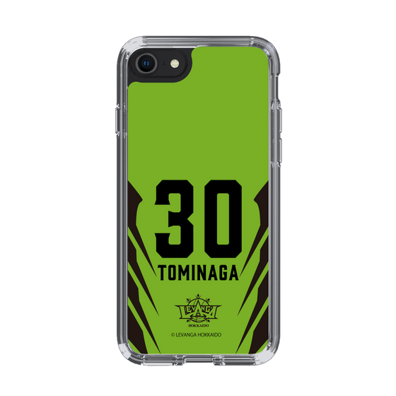 スリムプロテクションケース［ レバンガ北海道 - #30 TOMINAGA - HOME - 裏 ］