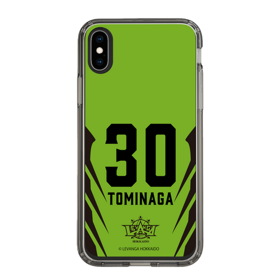 スリムプロテクションケース［ レバンガ北海道 - #30 TOMINAGA - HOME - 裏 ］