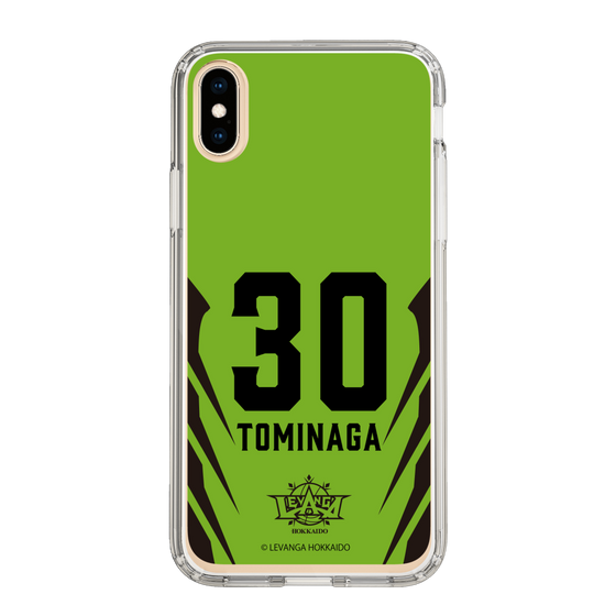 スリムプロテクションケース［ レバンガ北海道 - #30 TOMINAGA - HOME - 裏 ］