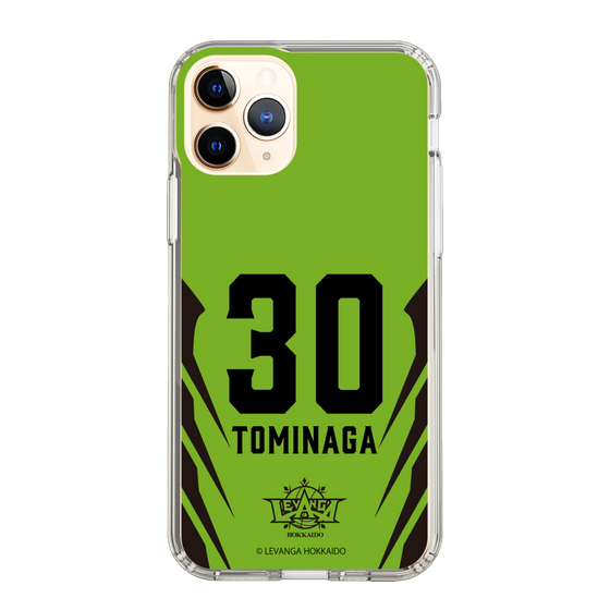 スリムプロテクションケース［ レバンガ北海道 - #30 TOMINAGA - HOME - 裏 ］