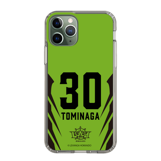 スリムプロテクションケース［ レバンガ北海道 - #30 TOMINAGA - HOME - 裏 ］