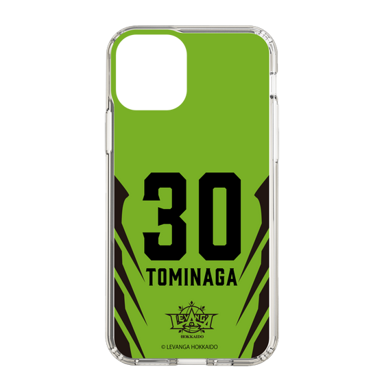 スリムプロテクションケース［ レバンガ北海道 - #30 TOMINAGA - HOME - 裏 ］