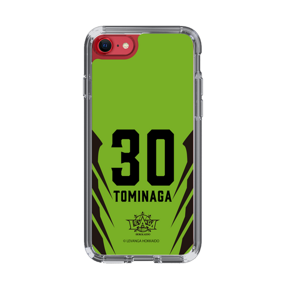 スリムプロテクションケース［ レバンガ北海道 - #30 TOMINAGA - HOME - 裏 ］