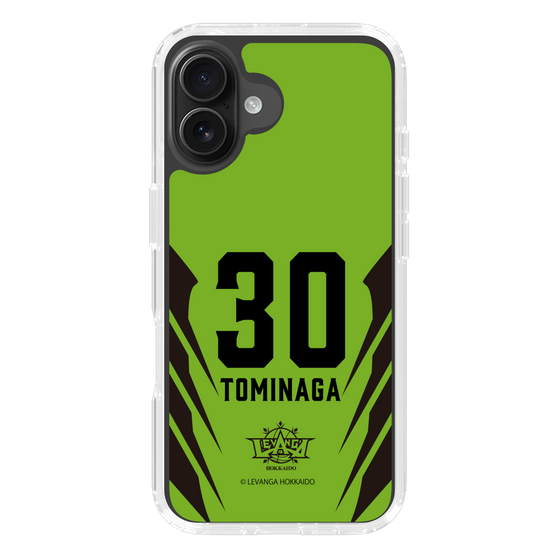 スリムプロテクションケース［ レバンガ北海道 - #30 TOMINAGA - HOME - 裏 ］