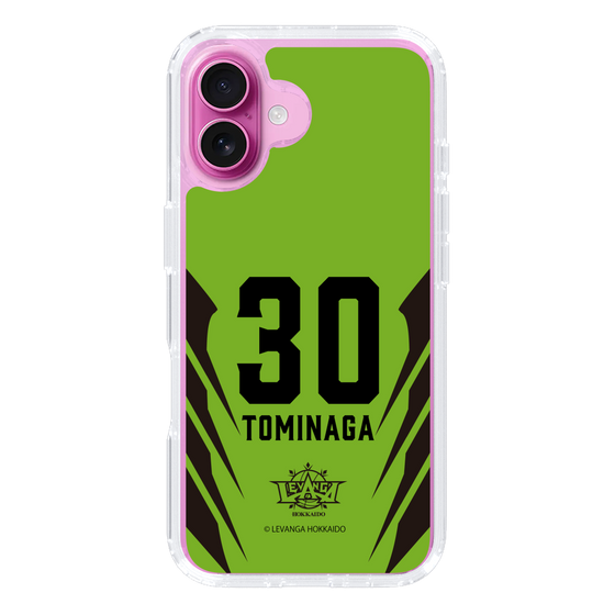 スリムプロテクションケース［ レバンガ北海道 - #30 TOMINAGA - HOME - 裏 ］