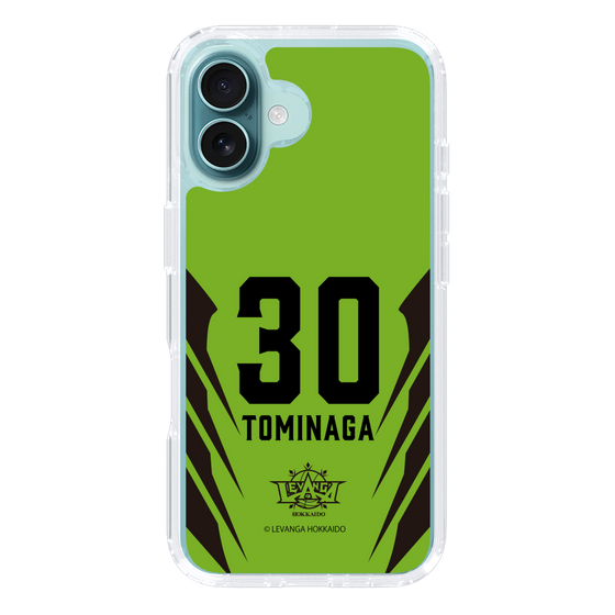 スリムプロテクションケース［ レバンガ北海道 - #30 TOMINAGA - HOME - 裏 ］