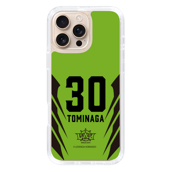 スリムプロテクションケース［ レバンガ北海道 - #30 TOMINAGA - HOME - 裏 ］