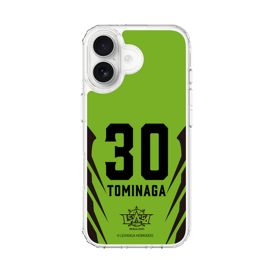 スリムプロテクションケース［ レバンガ北海道 - #30 TOMINAGA - HOME - 裏 ］