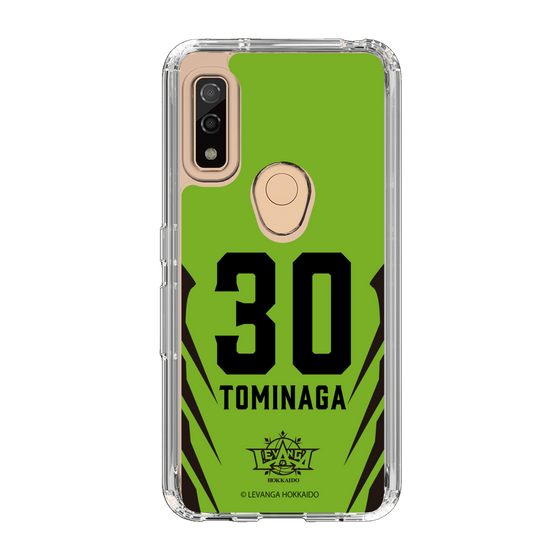 スリムプロテクションケース［ レバンガ北海道 - #30 TOMINAGA - HOME - 裏 ］